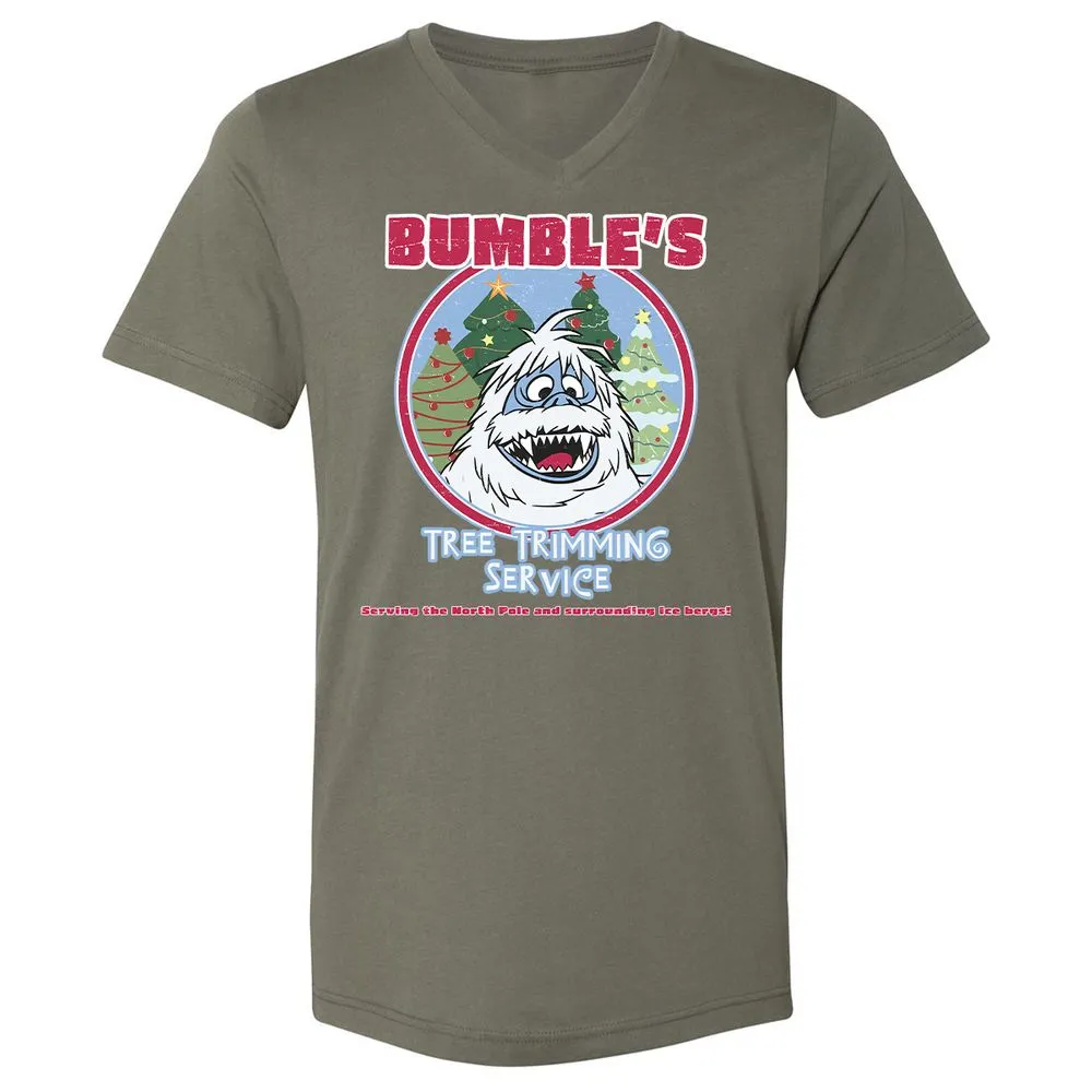 Unisex V-Neck T-Shirt - EQ6M7GFT - Military Green - 10