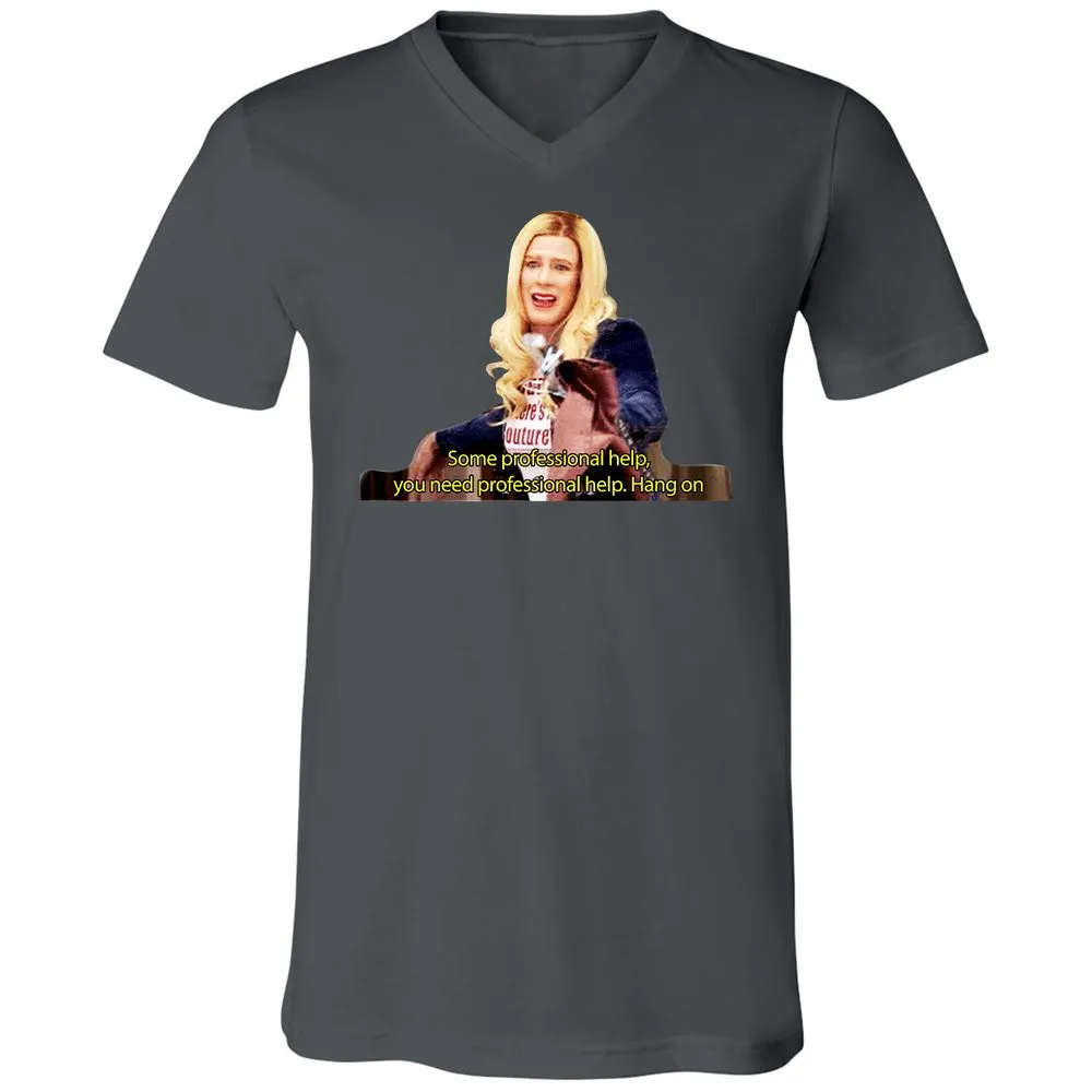 Unisex V-Neck T-Shirt - K3CV418E - Asphalt - 12