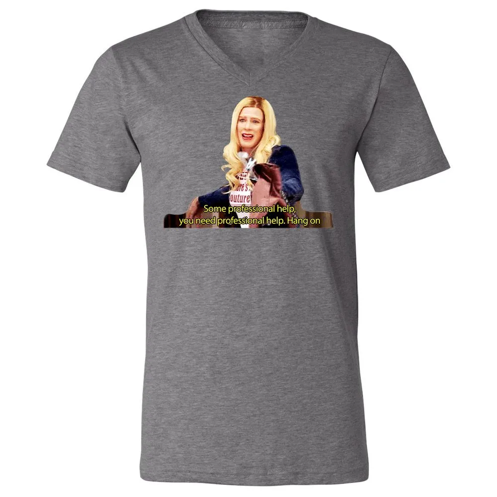 Unisex V-Neck T-Shirt - K3CV418E - Deep Heather - 13