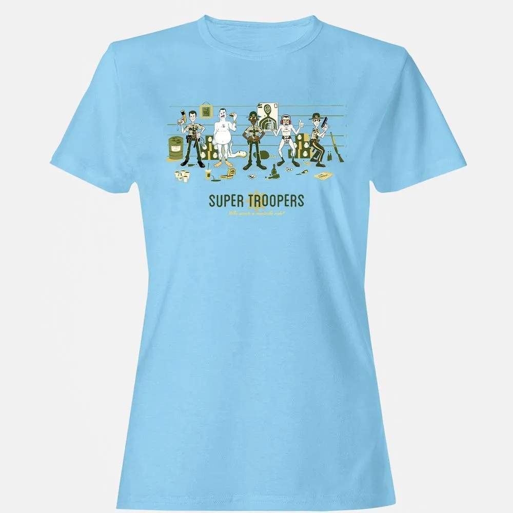Women's T-Shirt - 3D8UY2FF - Light Blue - 8