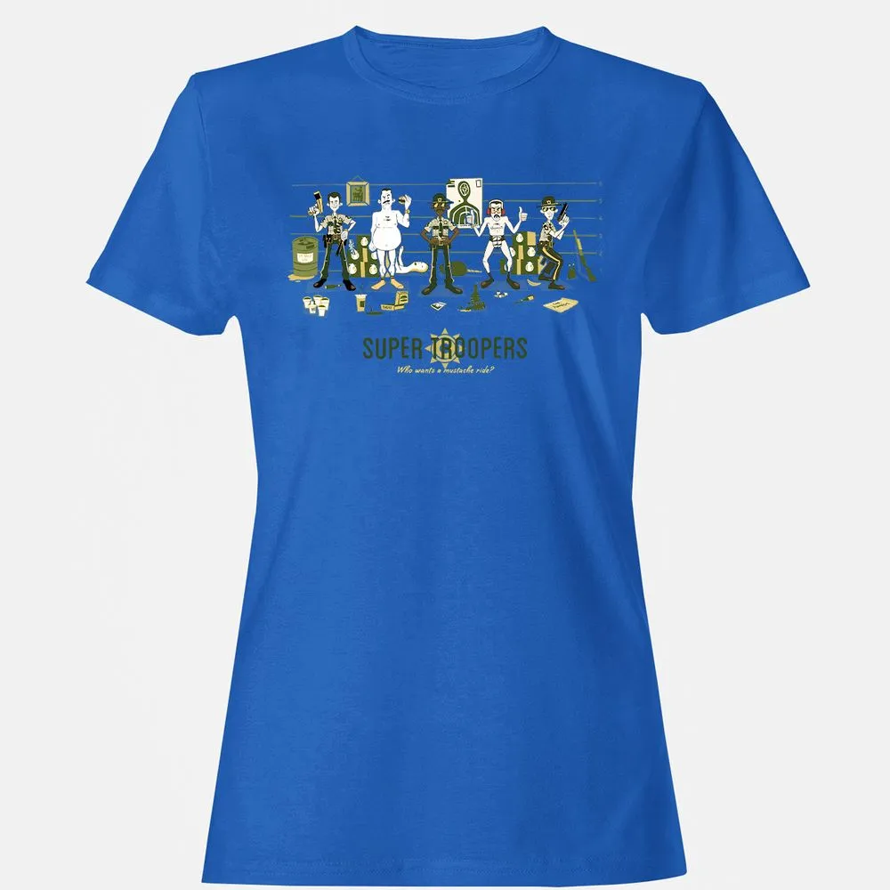Women's T-Shirt - 3D8UY2FF - Royal - 14