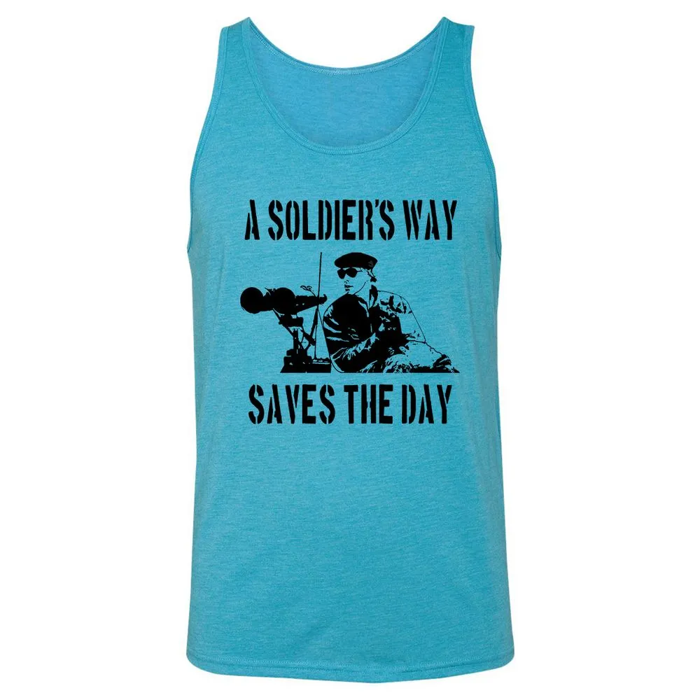 Unisex Jersey Tank - ETZAYZ6K - Aqua Triblend - 3