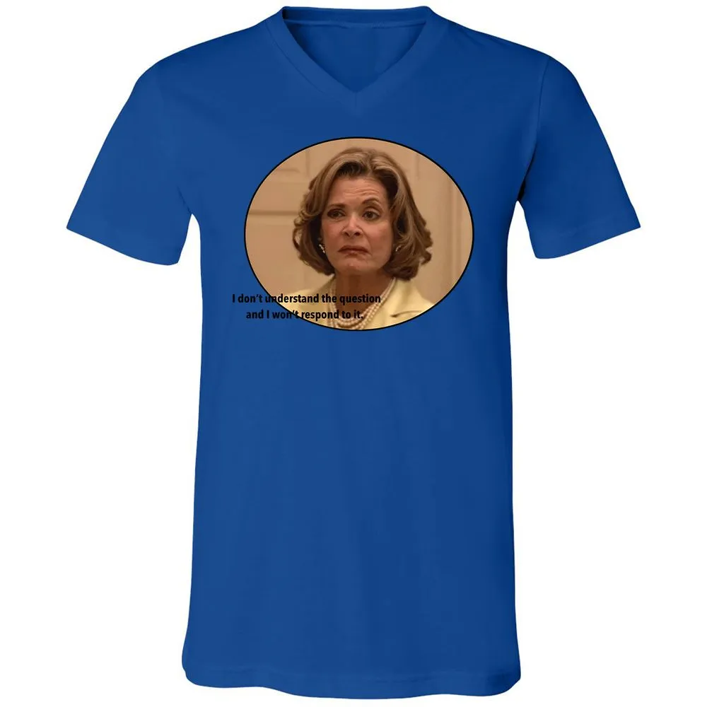 Unisex V-Neck T-Shirt - ZPYPUV49 - True Royal - 4