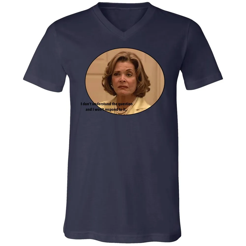 Unisex V-Neck T-Shirt - ZPYPUV49 - Navy - 9