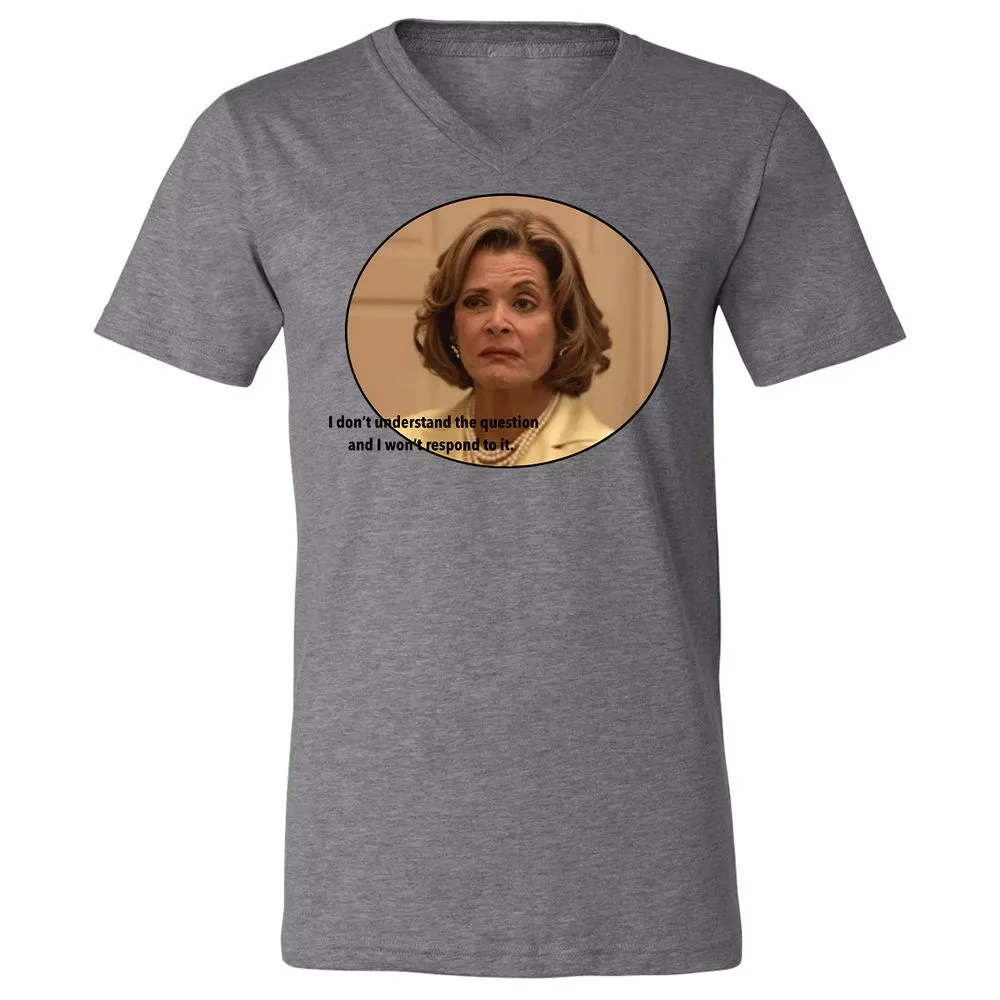 Unisex V-Neck T-Shirt - ZPYPUV49 - Deep Heather - 13