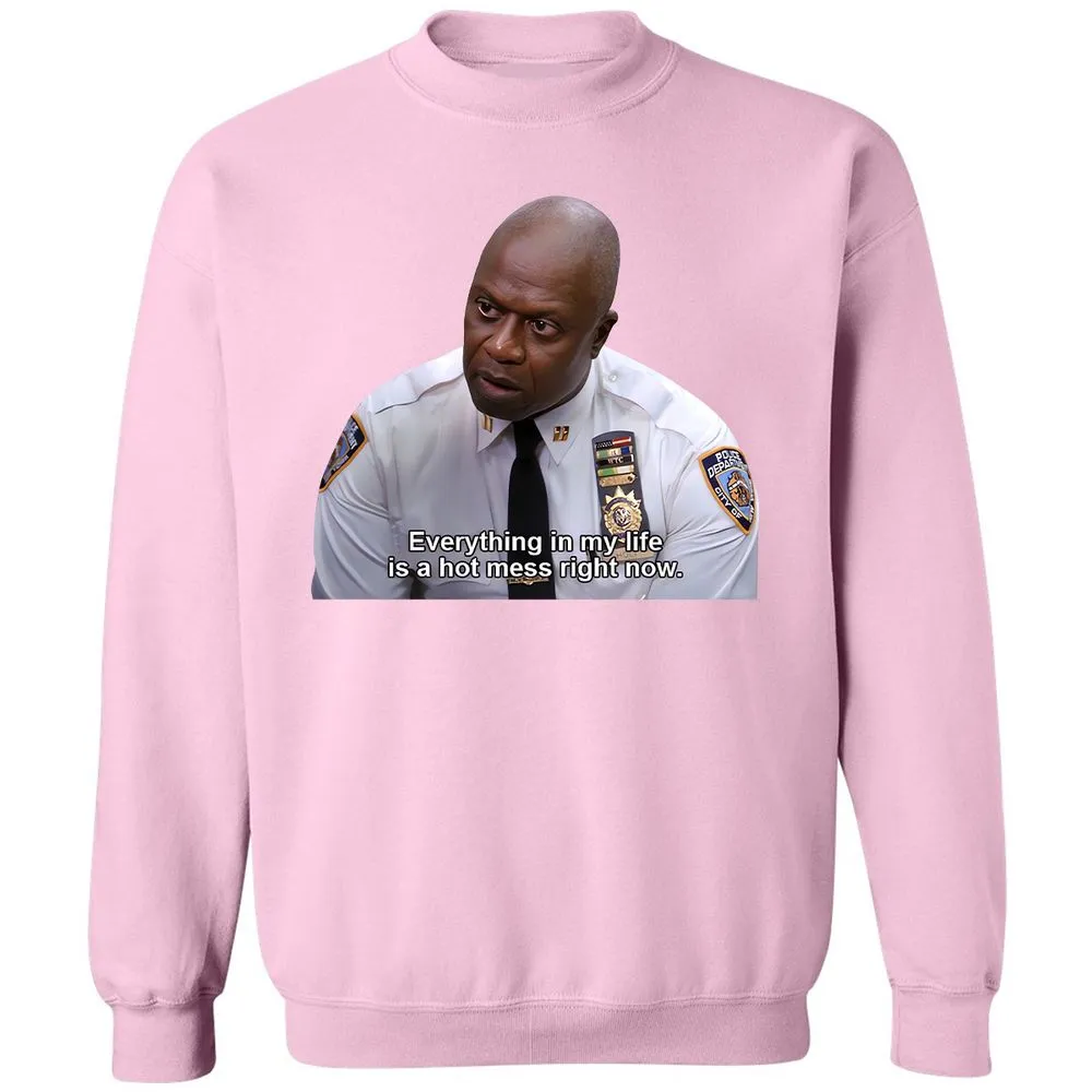Classic Unisex Sweatshirt - MK8733AL - Light Pink - 3