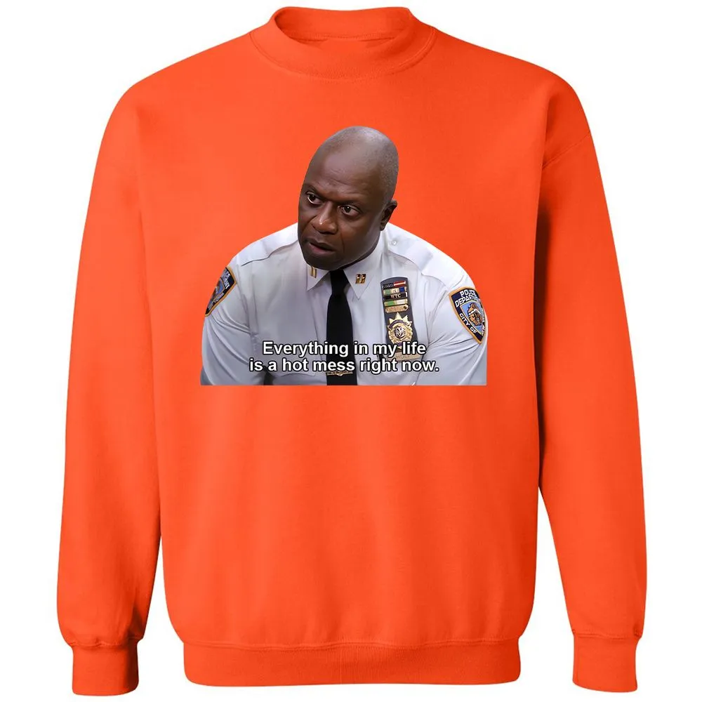 Classic Unisex Sweatshirt - MK8733AL - Orange - 10