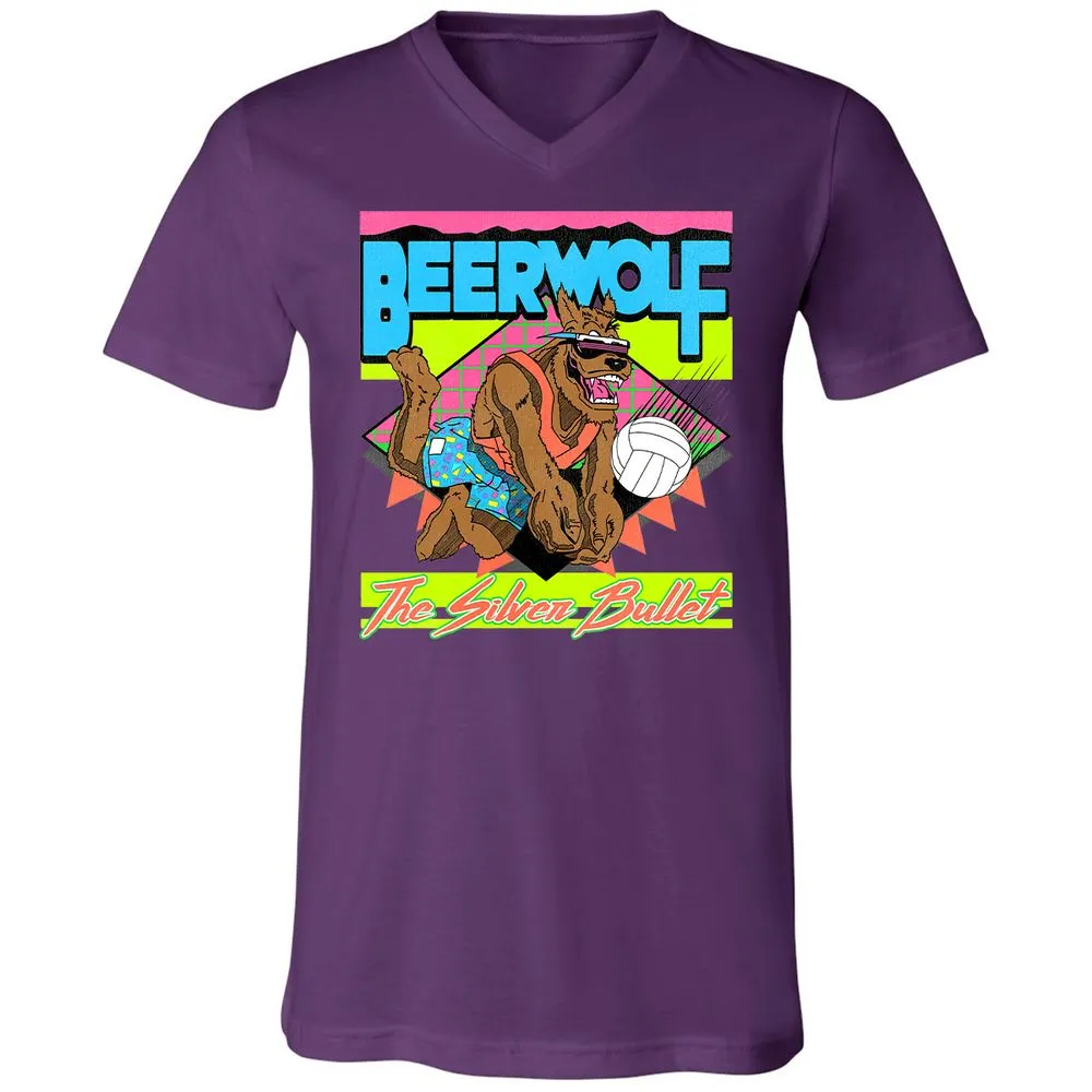 Retro Beach Wolf - Team Purple - 2