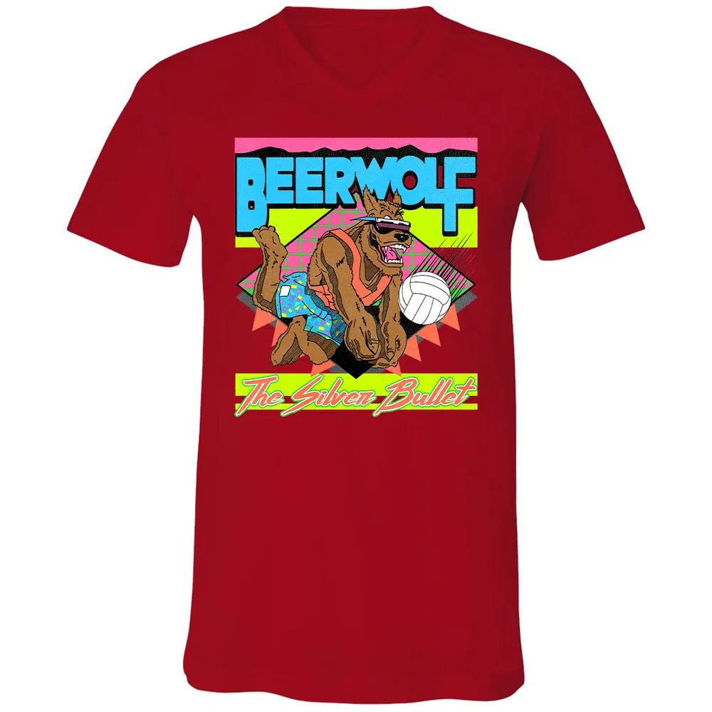 Retro Beach Wolf - Red - 3