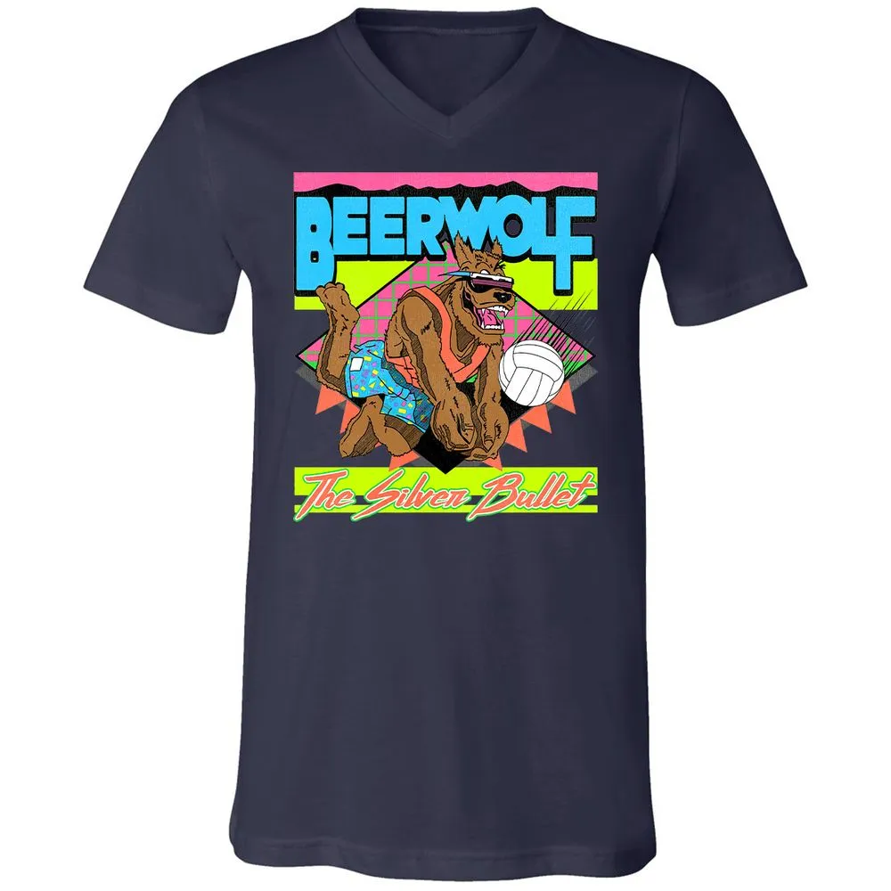 Retro Beach Wolf - Navy - 9