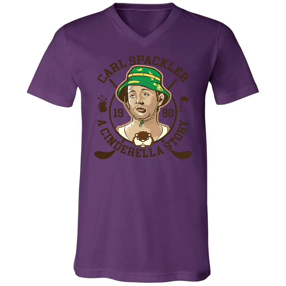 Unisex V-Neck T-Shirt - JGQUFS6Y - Team Purple - 2
