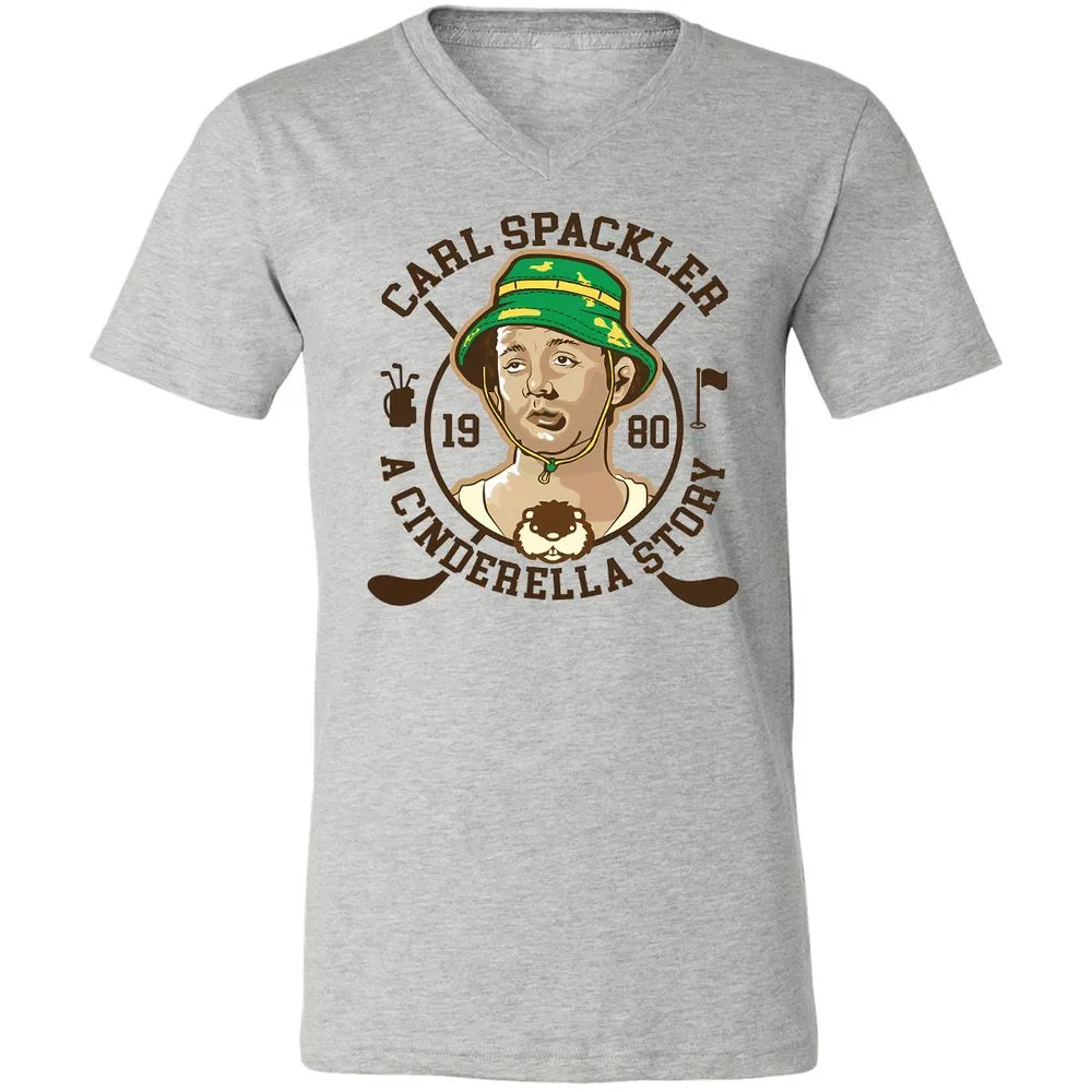 Unisex V-Neck T-Shirt - JGQUFS6Y - Athletic Heather - 7
