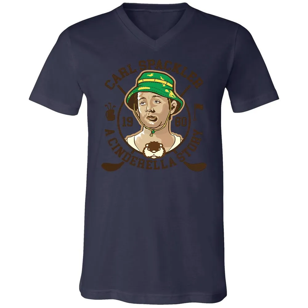 Unisex V-Neck T-Shirt - JGQUFS6Y - Navy - 9