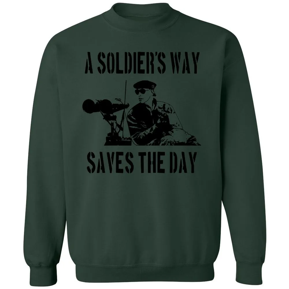 Classic Unisex Sweatshirt - 8KCJ3TSV - Forest Green - 4