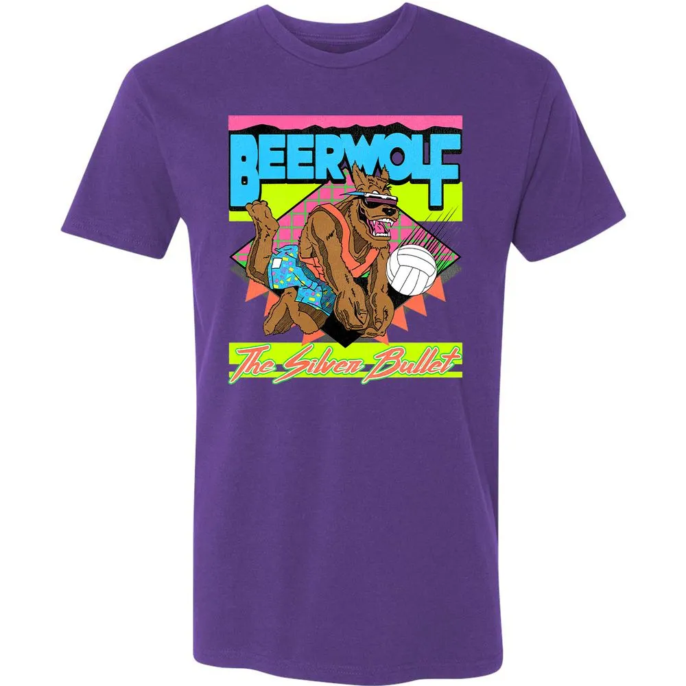 Retro Beach Wolf - Purple Rush - 7