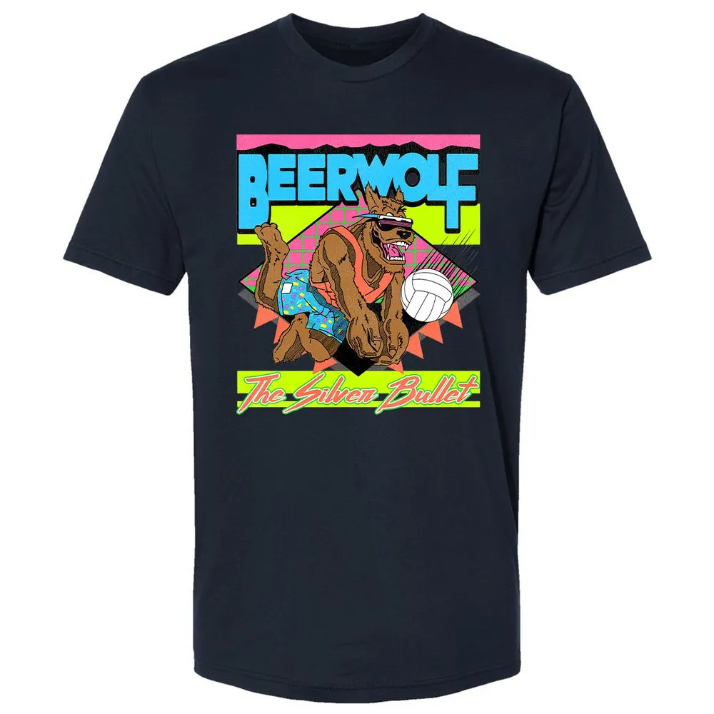 Retro Beach Wolf - Midnight Navy - 14