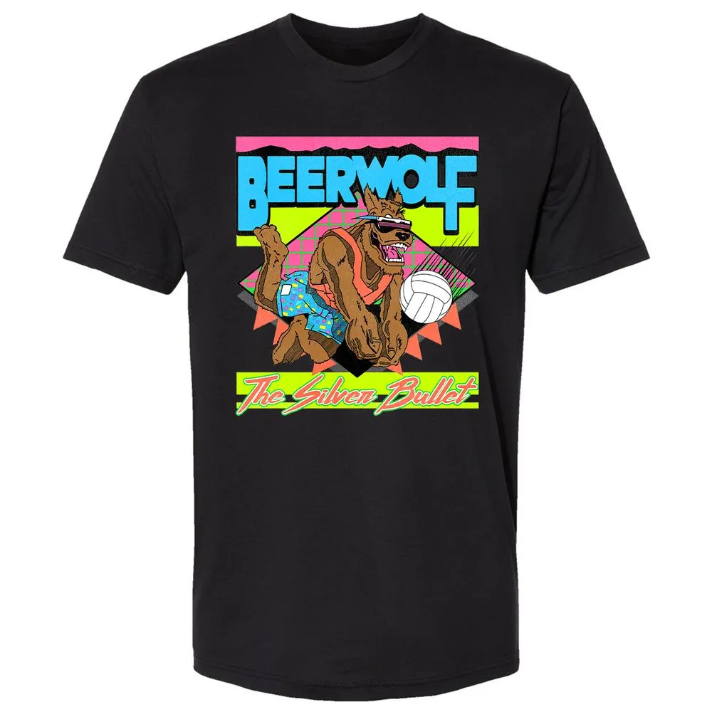 Retro Beach Wolf - Black - 16