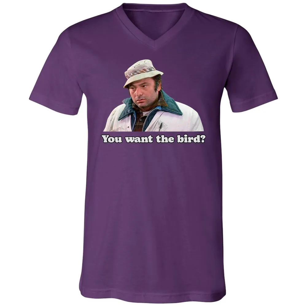 Unisex V-Neck T-Shirt - Q6R4GD3Q - Team Purple - 9