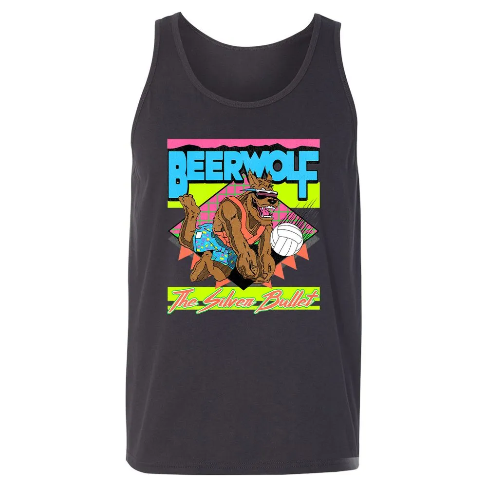 Retro Beach Wolf - Dark Grey - 7
