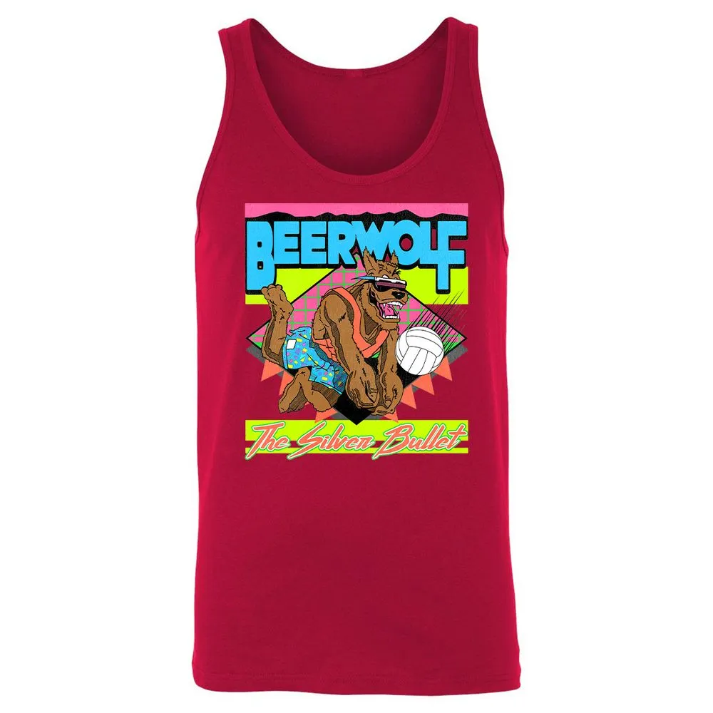 Retro Beach Wolf - Red - 11