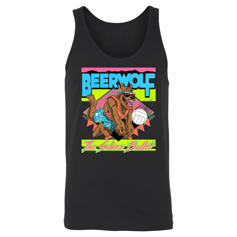 Retro Beach Wolf - Black - 14