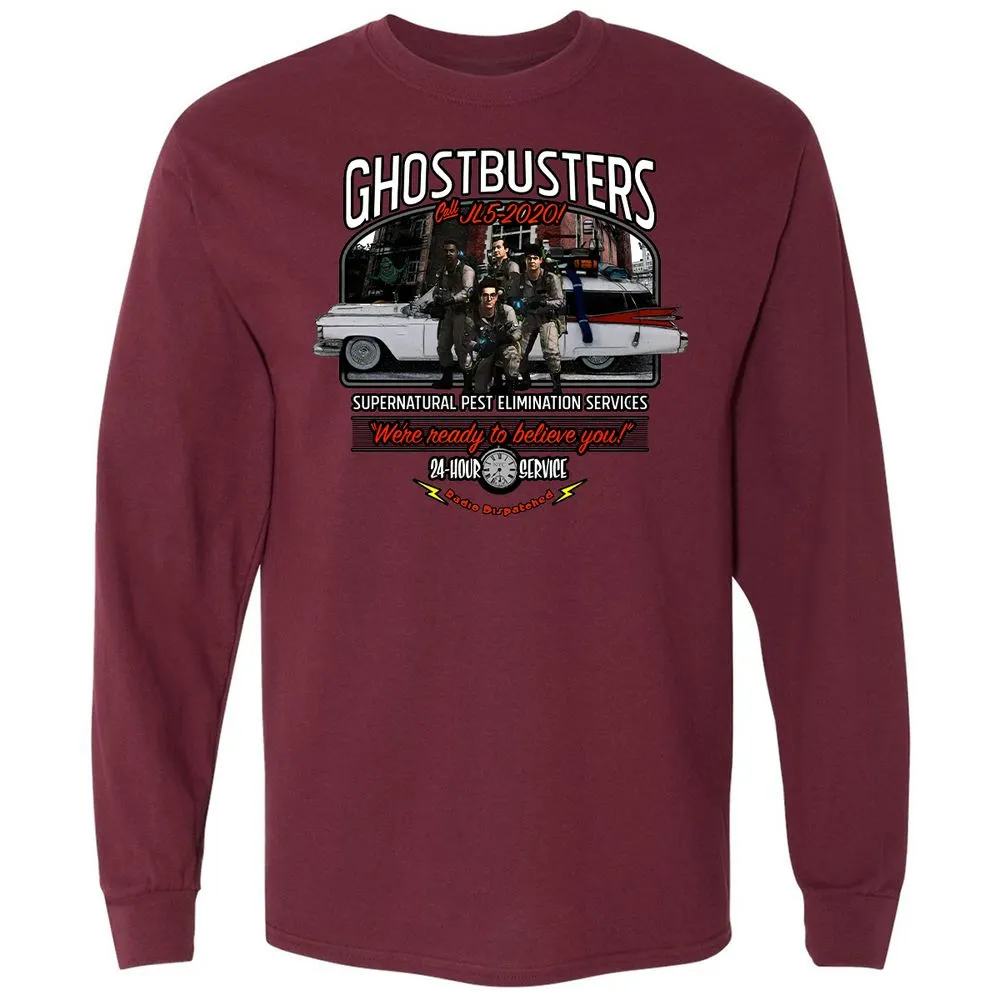Long Sleeve T-Shirt - 44X2QKK6 - Maroon - 11