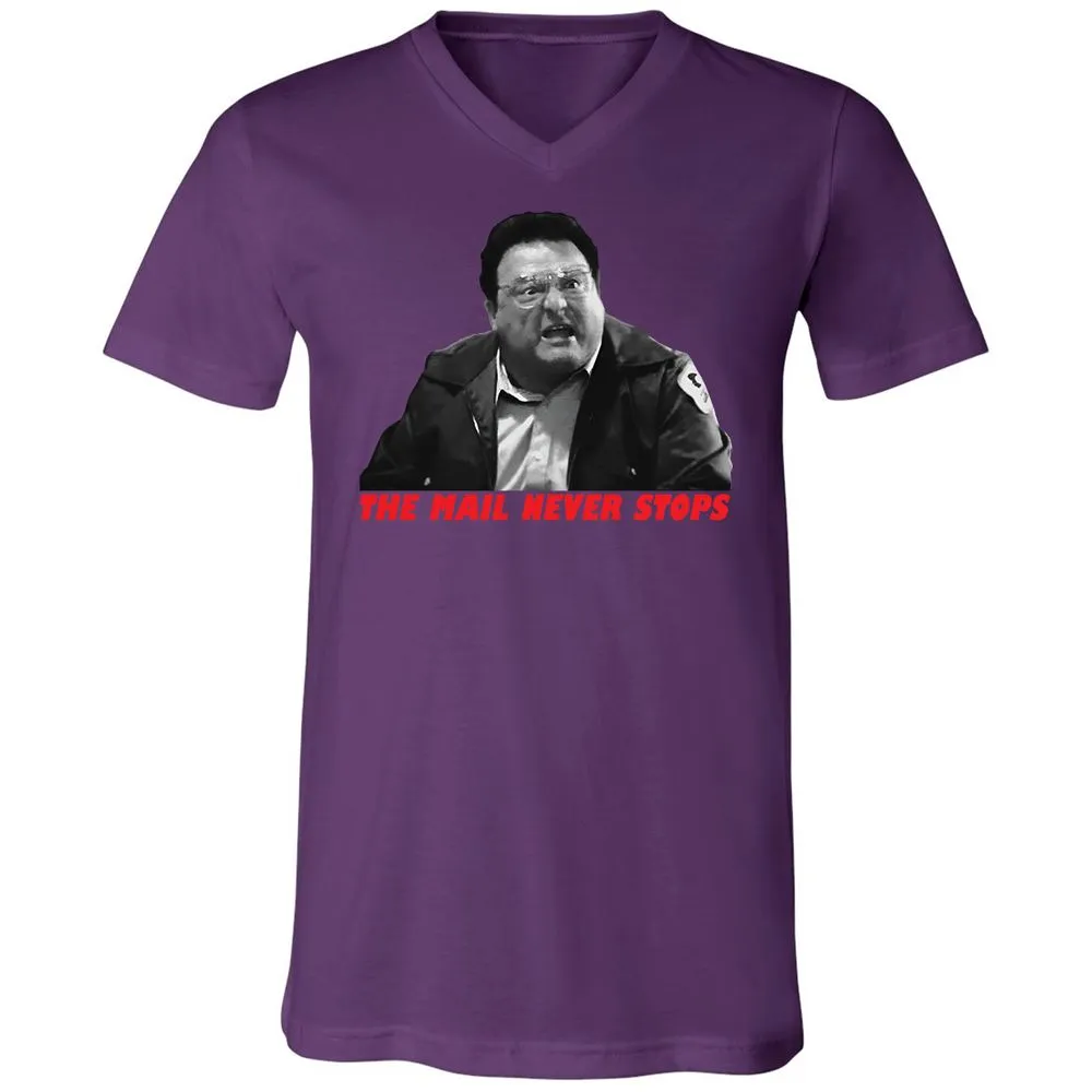 Unisex V-Neck T-Shirt - NKP9F9Q7 - Team Purple - 2