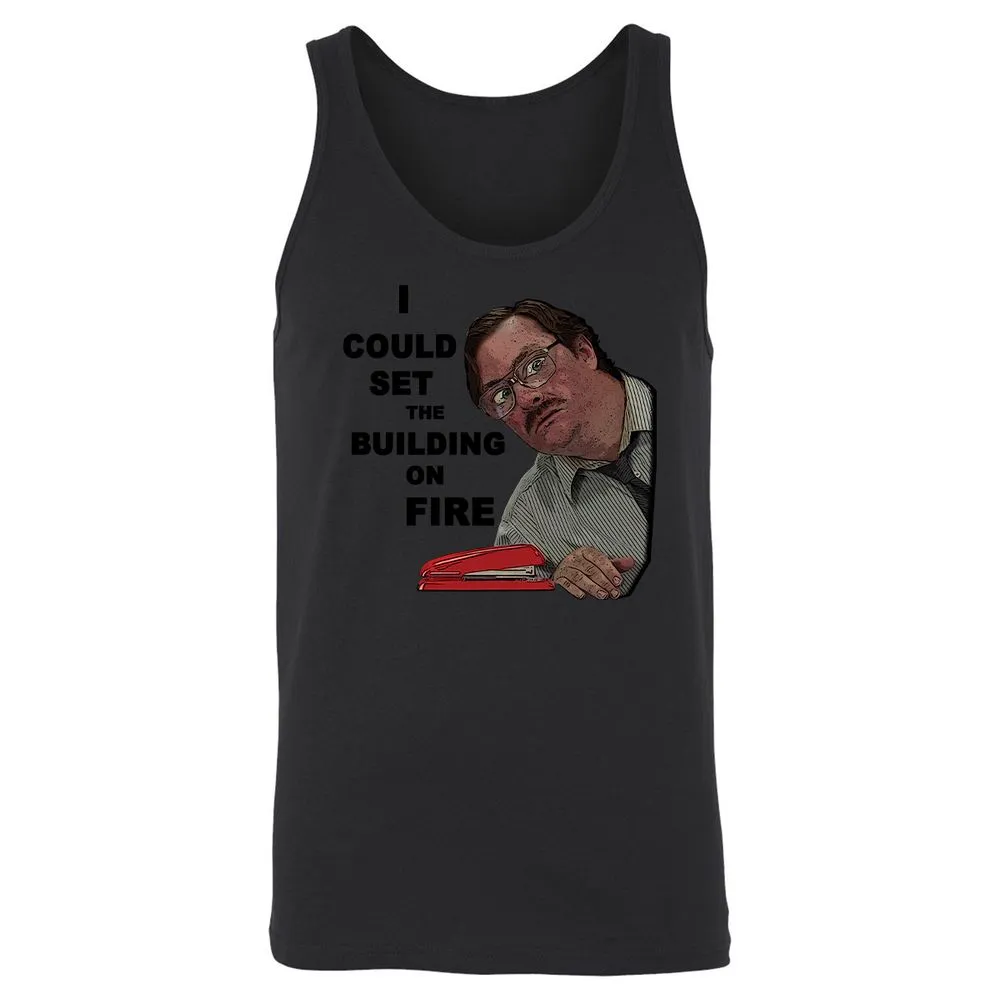 Unisex Jersey Tank - 64G5E3D9 - Black - 14