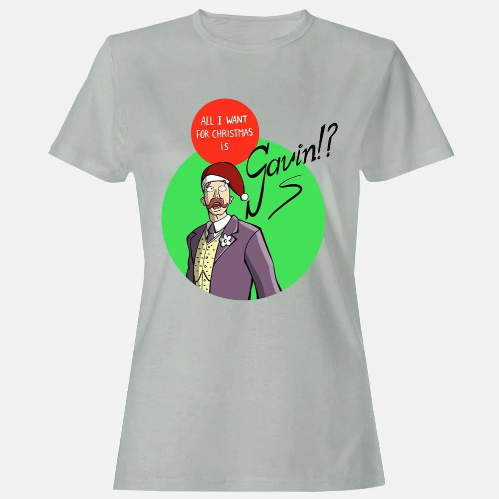 Women's T-Shirt - B5JMH1VX - Ash - 2