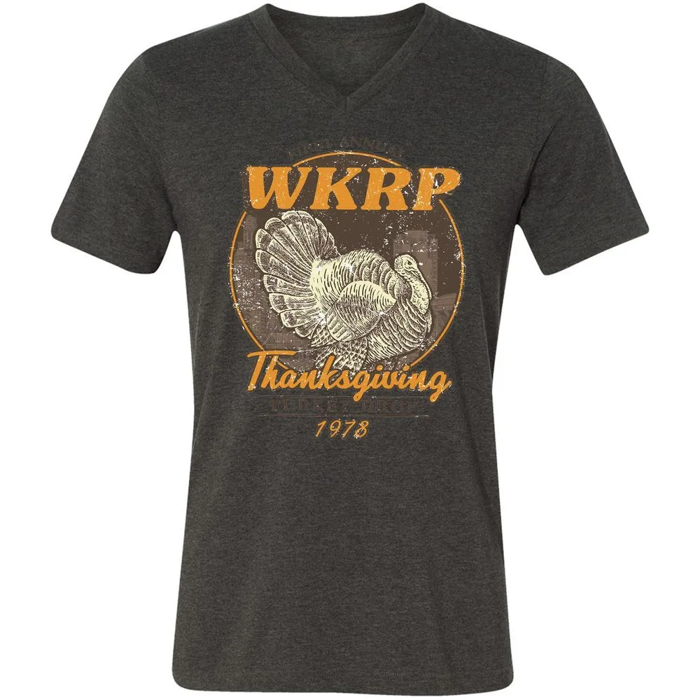 WKRP Turkey Drop - Dark Grey Heather - 8