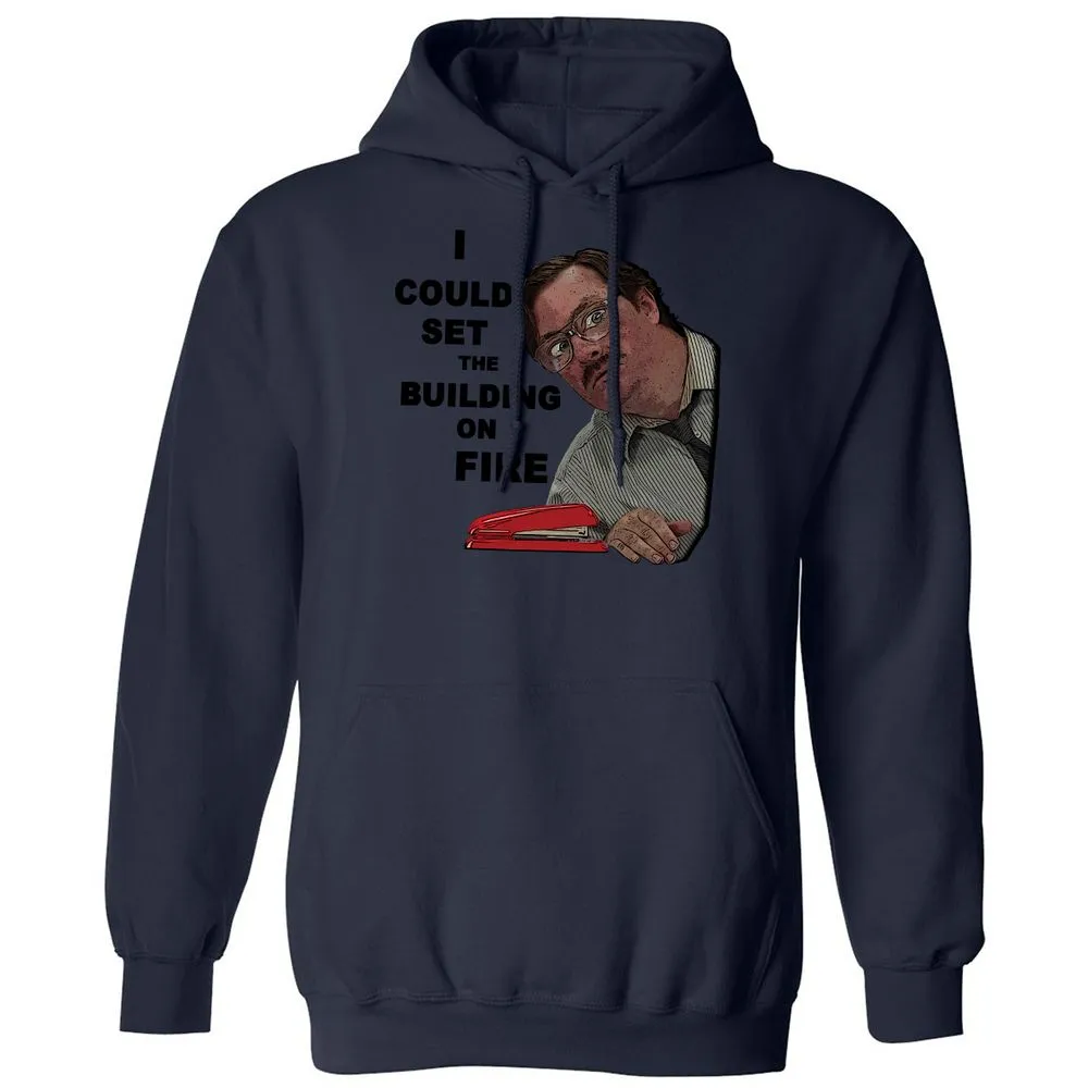 Classic Unisex Hoodie - RUW54QGB - Navy - 8