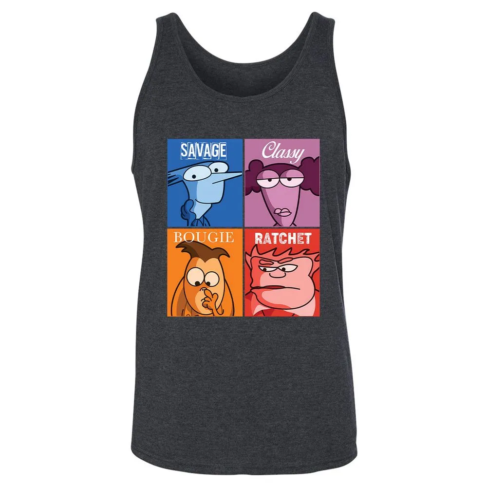 Unisex Jersey Tank - XGV6JA87 - Dark Grey Heather - 6