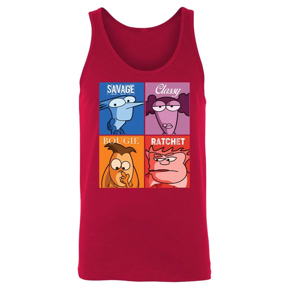 Unisex Jersey Tank - XGV6JA87 - Red - 11
