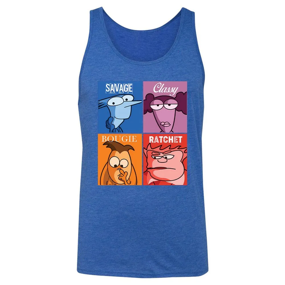 Unisex Jersey Tank - XGV6JA87 - True Royal Triblend - 12