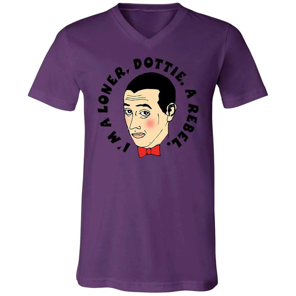 Unisex V-Neck T-Shirt - VCYUBSV3 - Team Purple - 2
