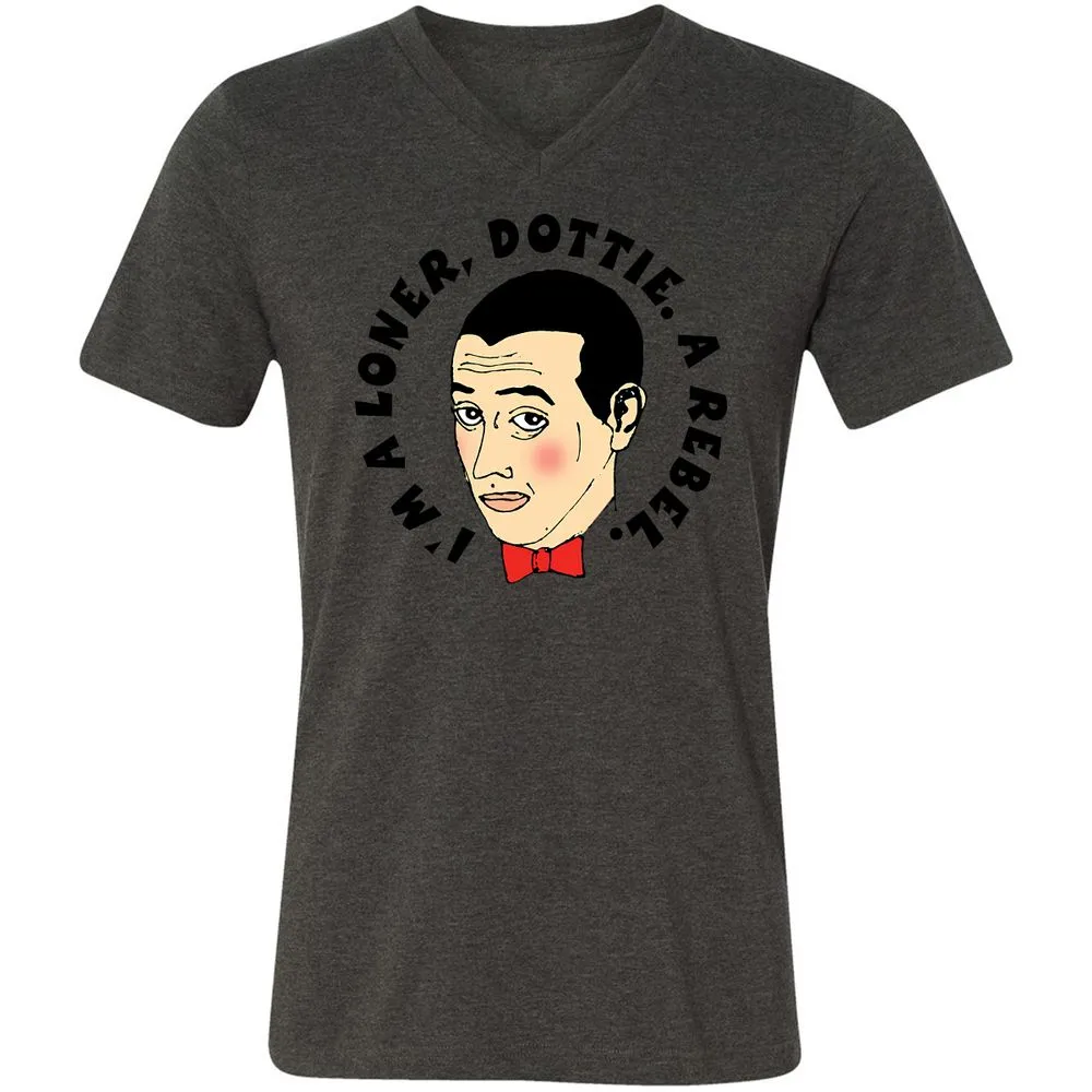 Unisex V-Neck T-Shirt - VCYUBSV3 - Dark Grey Heather - 8