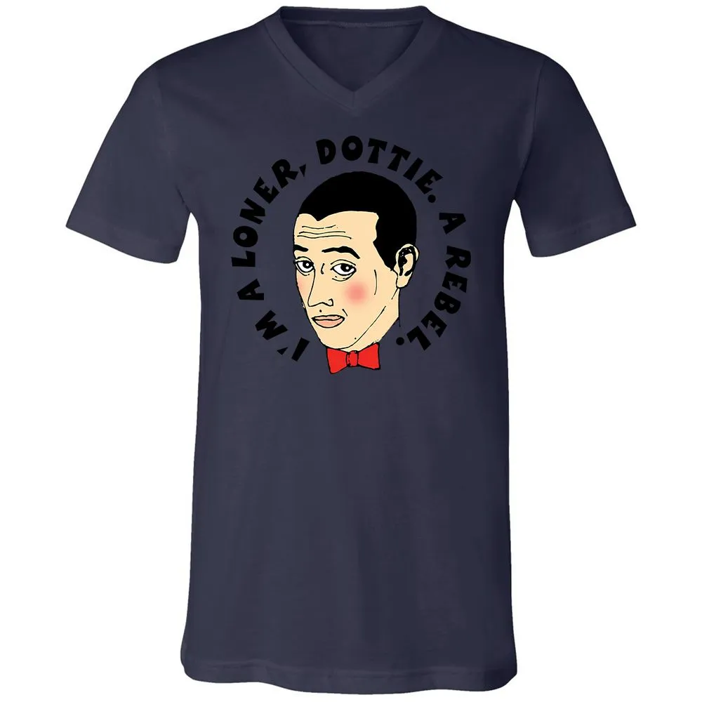 Unisex V-Neck T-Shirt - VCYUBSV3 - Navy - 9