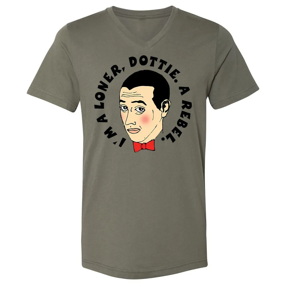 Unisex V-Neck T-Shirt - VCYUBSV3 - Military Green - 10