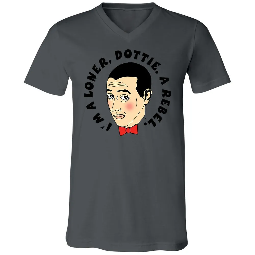Unisex V-Neck T-Shirt - VCYUBSV3 - Asphalt - 12