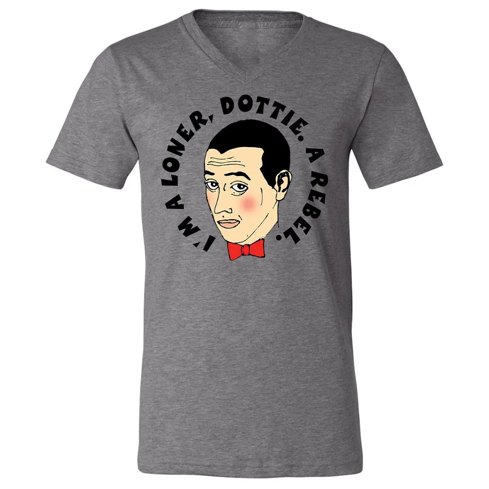 Unisex V-Neck T-Shirt - VCYUBSV3 - Deep Heather - 13