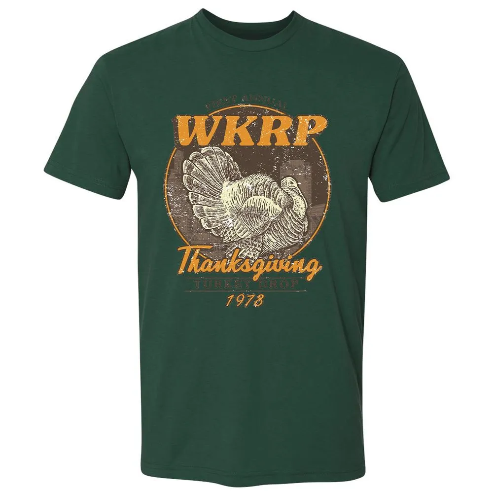 WKRP Turkey Drop - Forest Green - 13