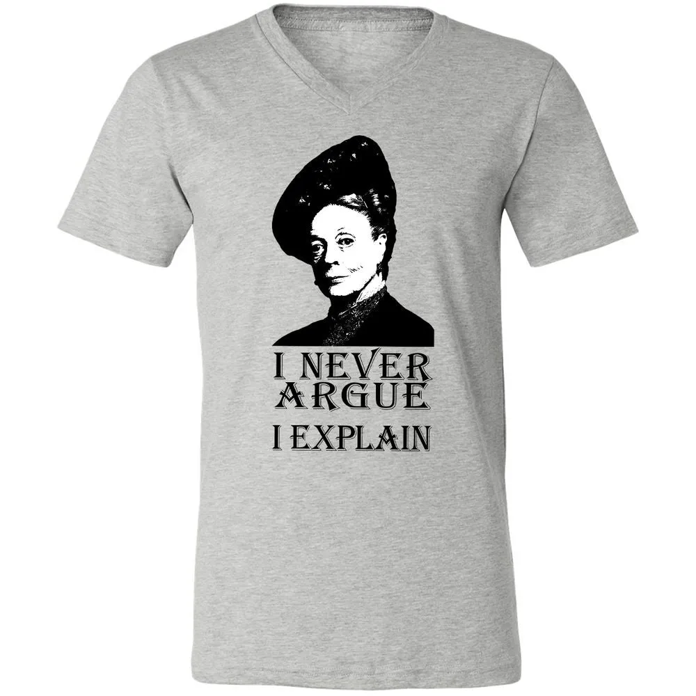 I never argue - Athletic Heather - 7