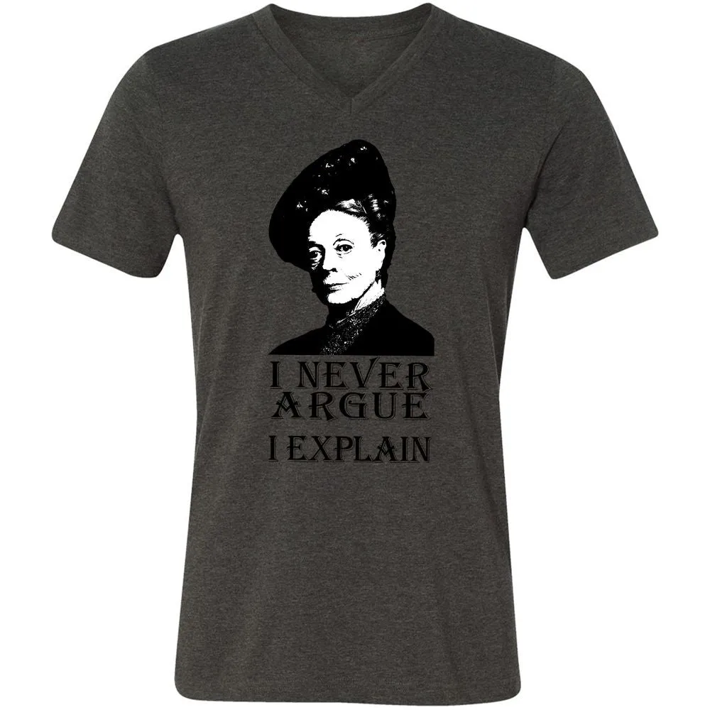 I never argue - Dark Grey Heather - 8