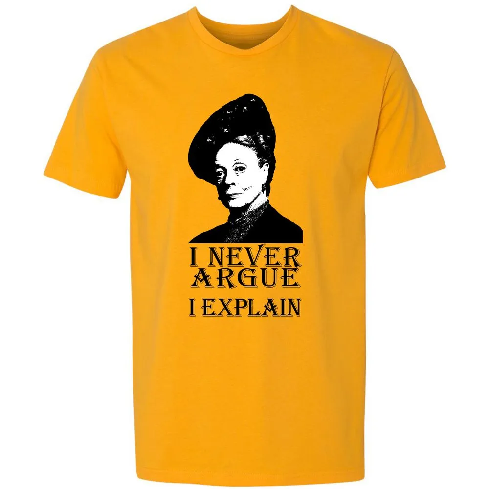 I never argue - Gold - 12