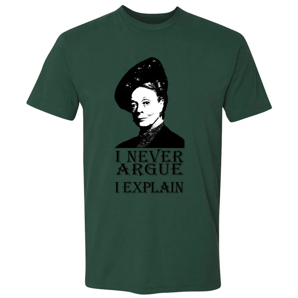 I never argue - Forest Green - 13