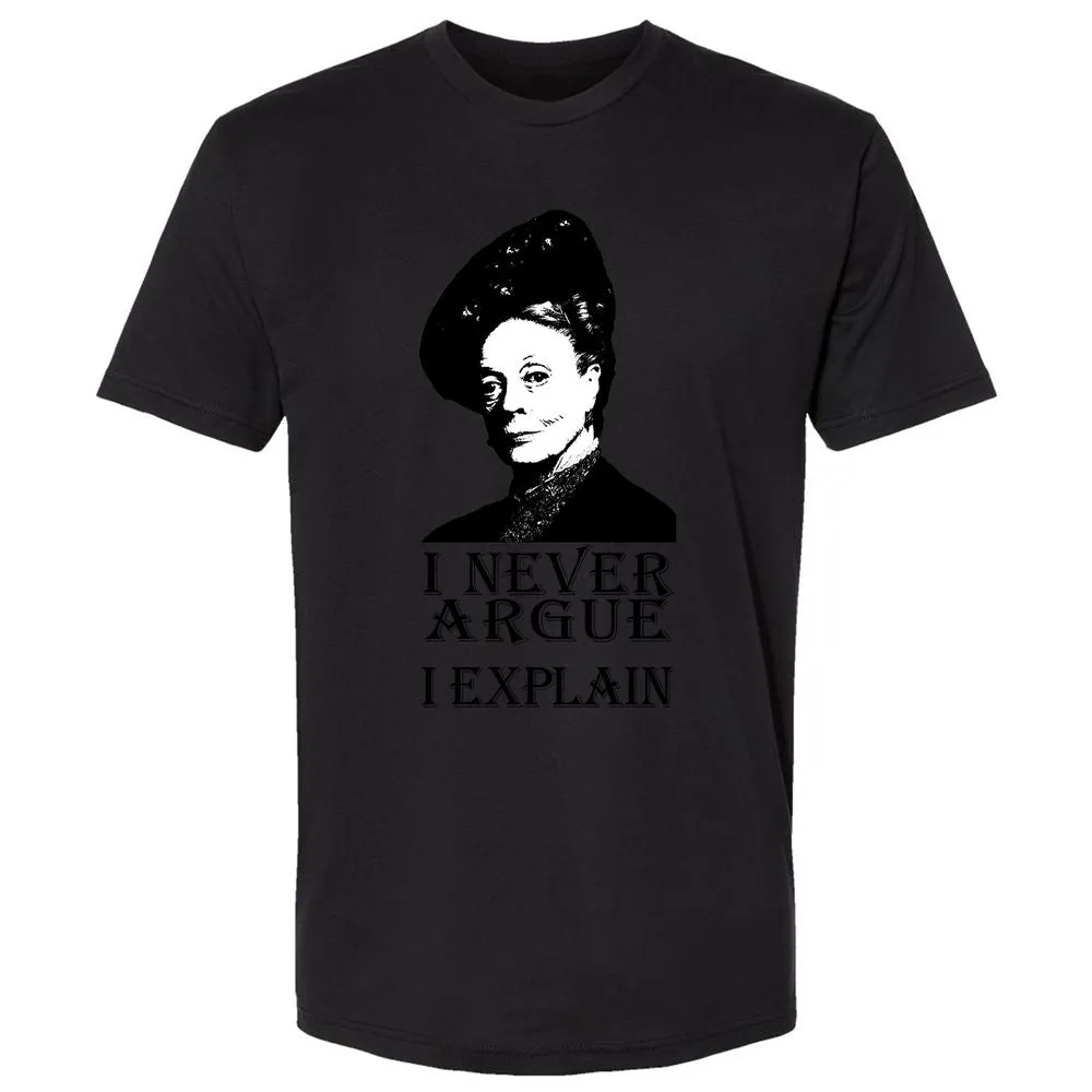 I never argue - Black - 16