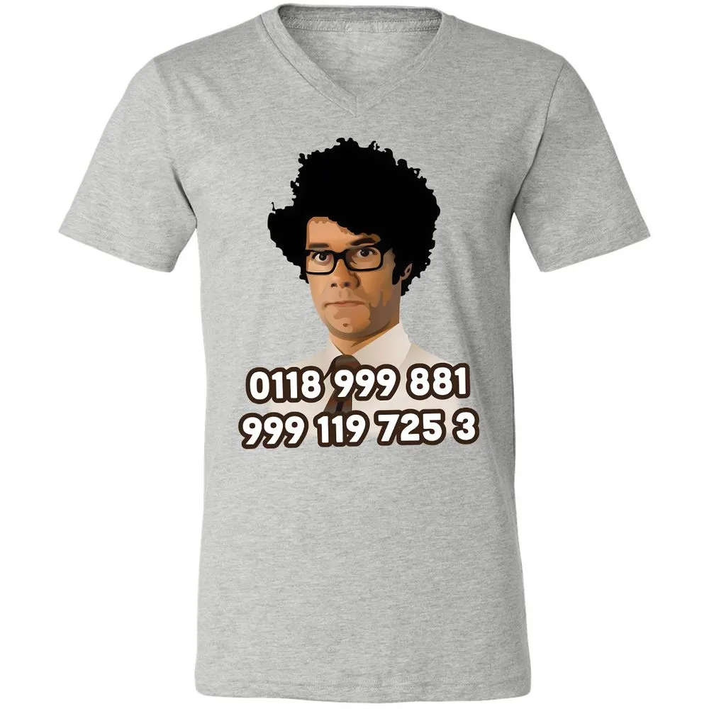 Unisex V-Neck T-Shirt - H9VCM36G - Athletic Heather - 7