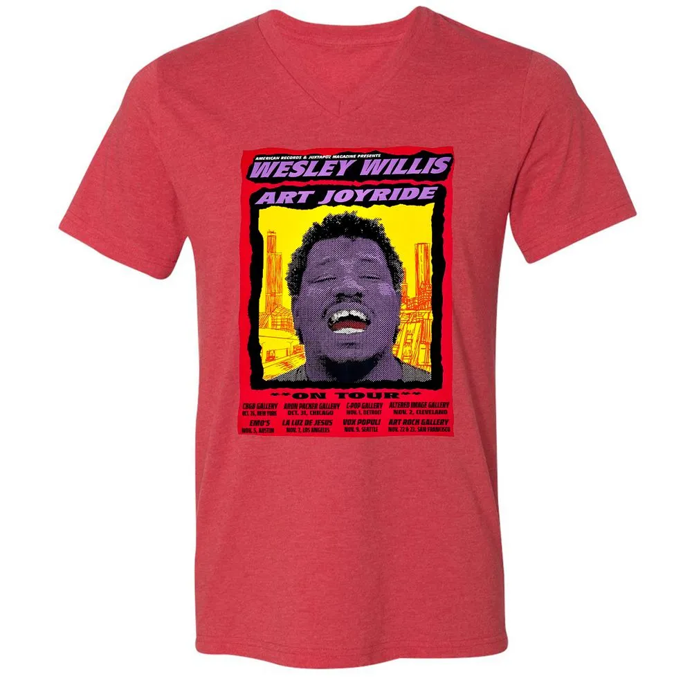 WESLEY WILLIS - ART JOYRIDE - Heather Red - 5