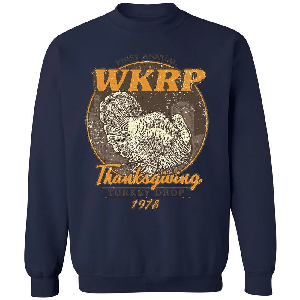 WKRP Turkey Drop - Navy - 8