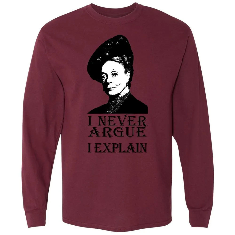 I never argue - Maroon - 11